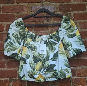 Adorable Lemon Crop Top NWT 🍋